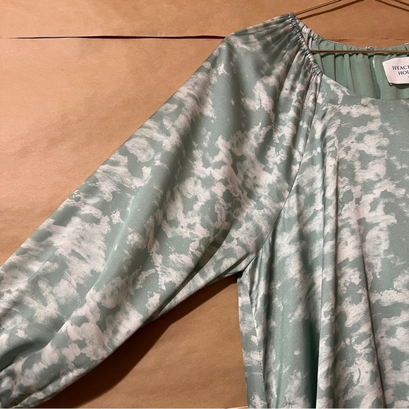 Tuckernuck | Hyacinth House Seafoam Sullivan Maxi Dress Watercolor Size M - Picture 5 of 10